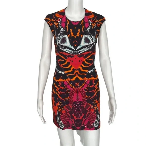 McQ Alexander McQueen Dress. Sz 2 - Picture 3 of 3